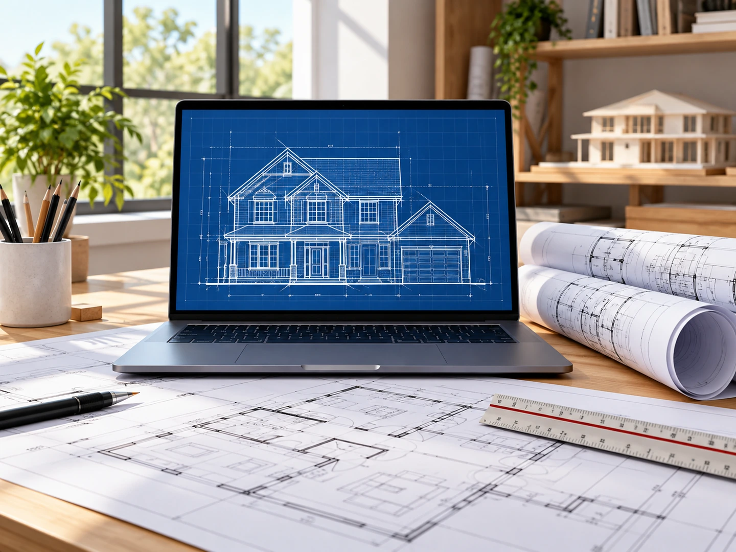 House blueprint generated by AI