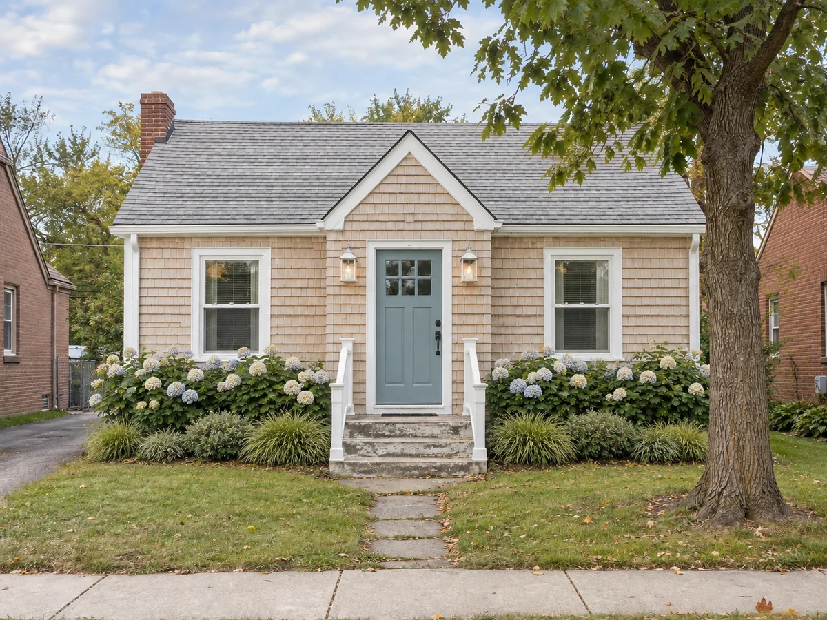 Coastal Refresh for a Brick Cottage — After