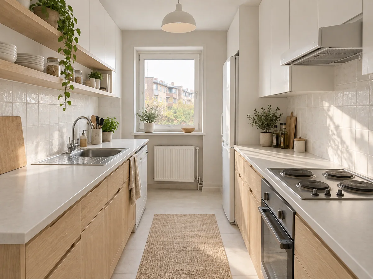 Scandinavian Small Kitchen Design — After