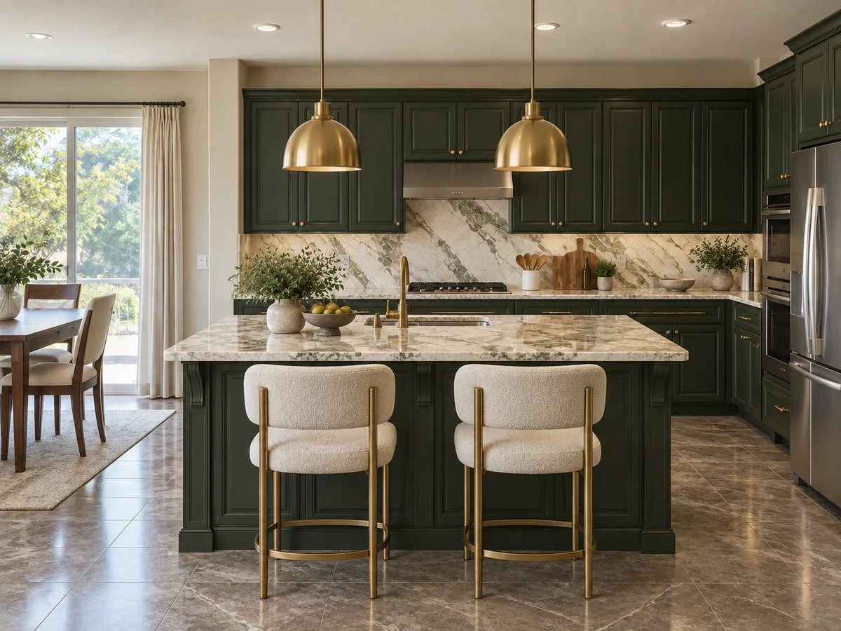 Luxury Modern Kitchen with an Island — After