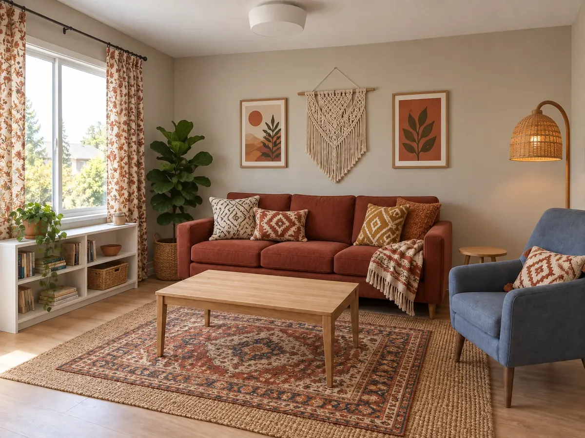 Bohemian Living Room Decorating Ideas — After
