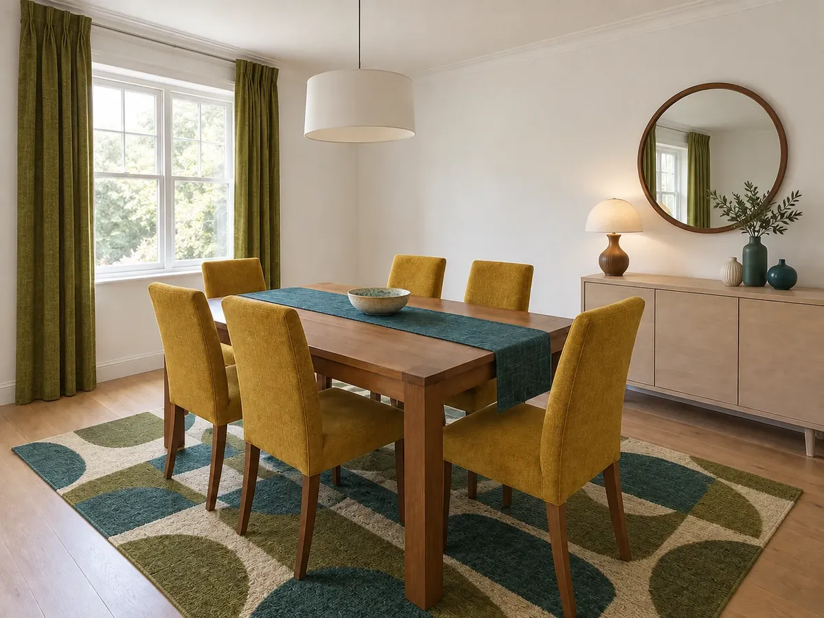 Mid-Century Modern Dining Room Decor — After