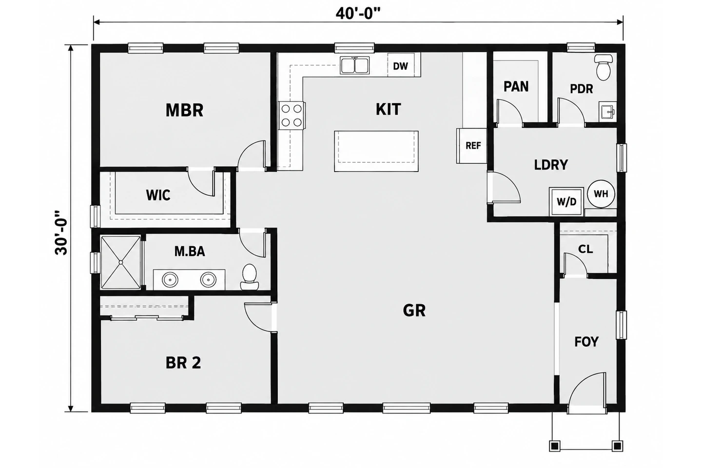 Floor Plan Abbreviations: What WIC, WH, W/D and 70+ More Mean