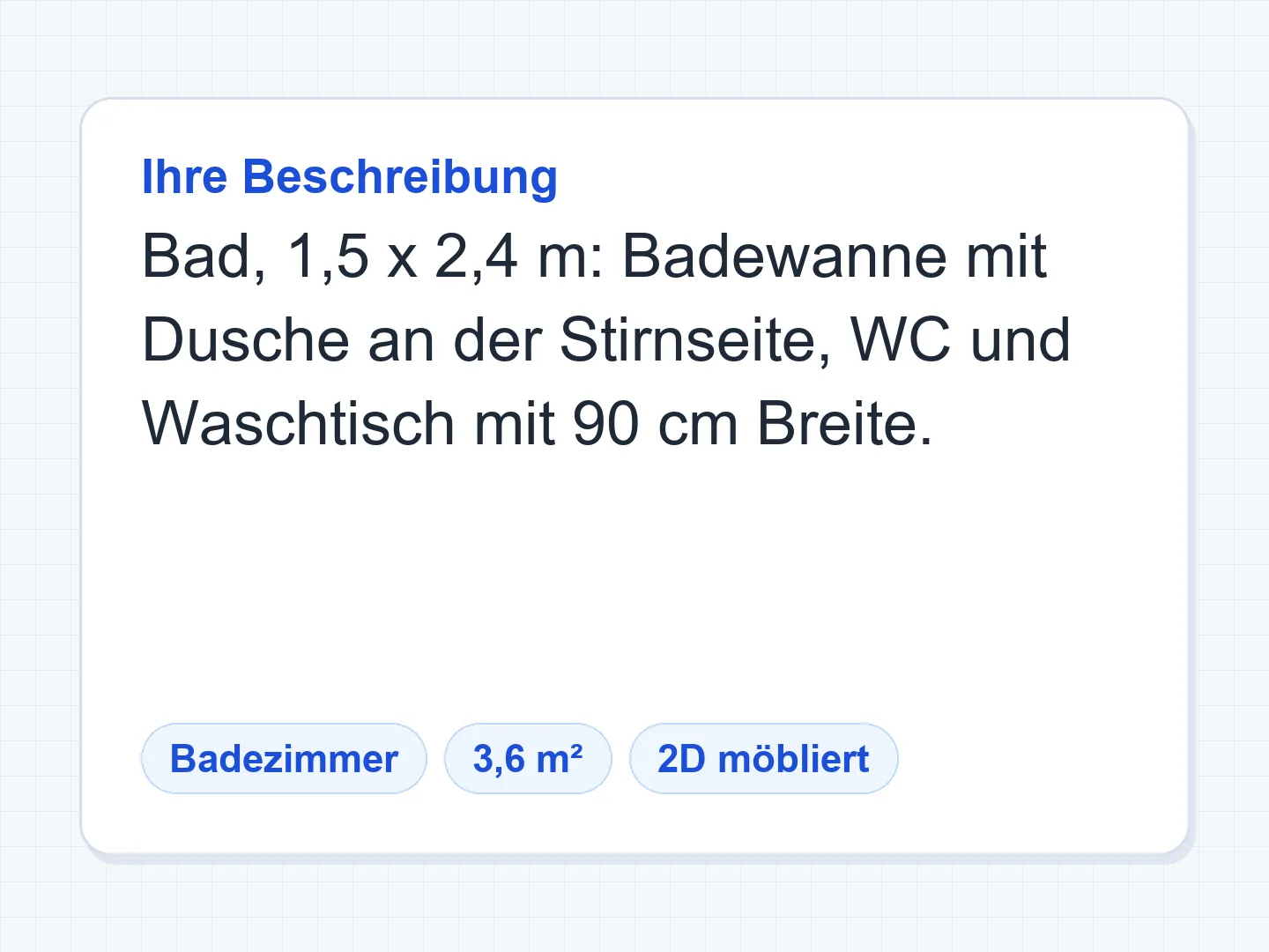 Raum und Fixpunkte ausmessen