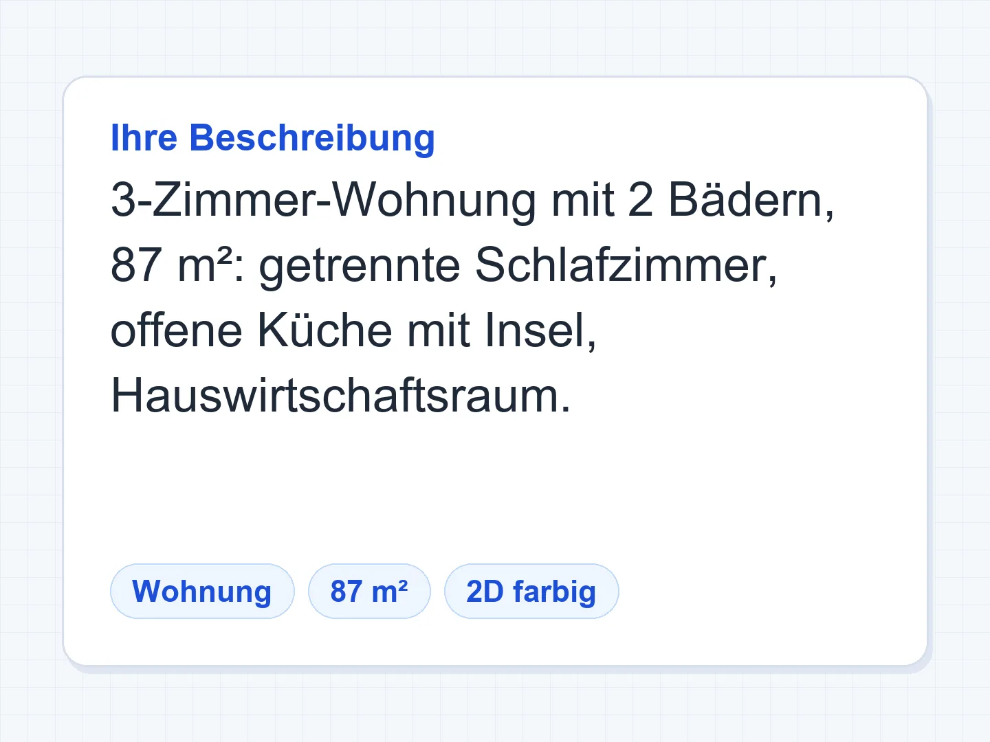 Wohnung festlegen