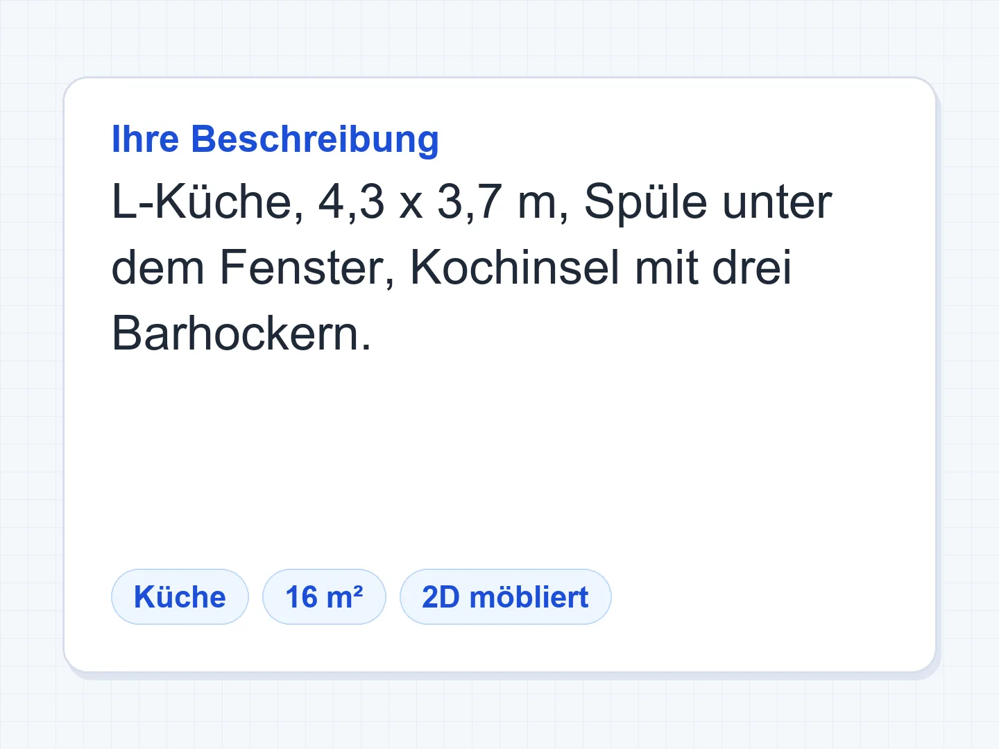Raum ausmessen, Fixpunkte notieren