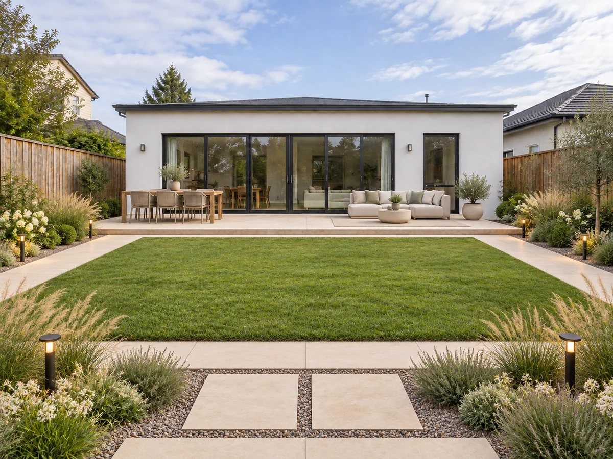 Modern Backyard — After
