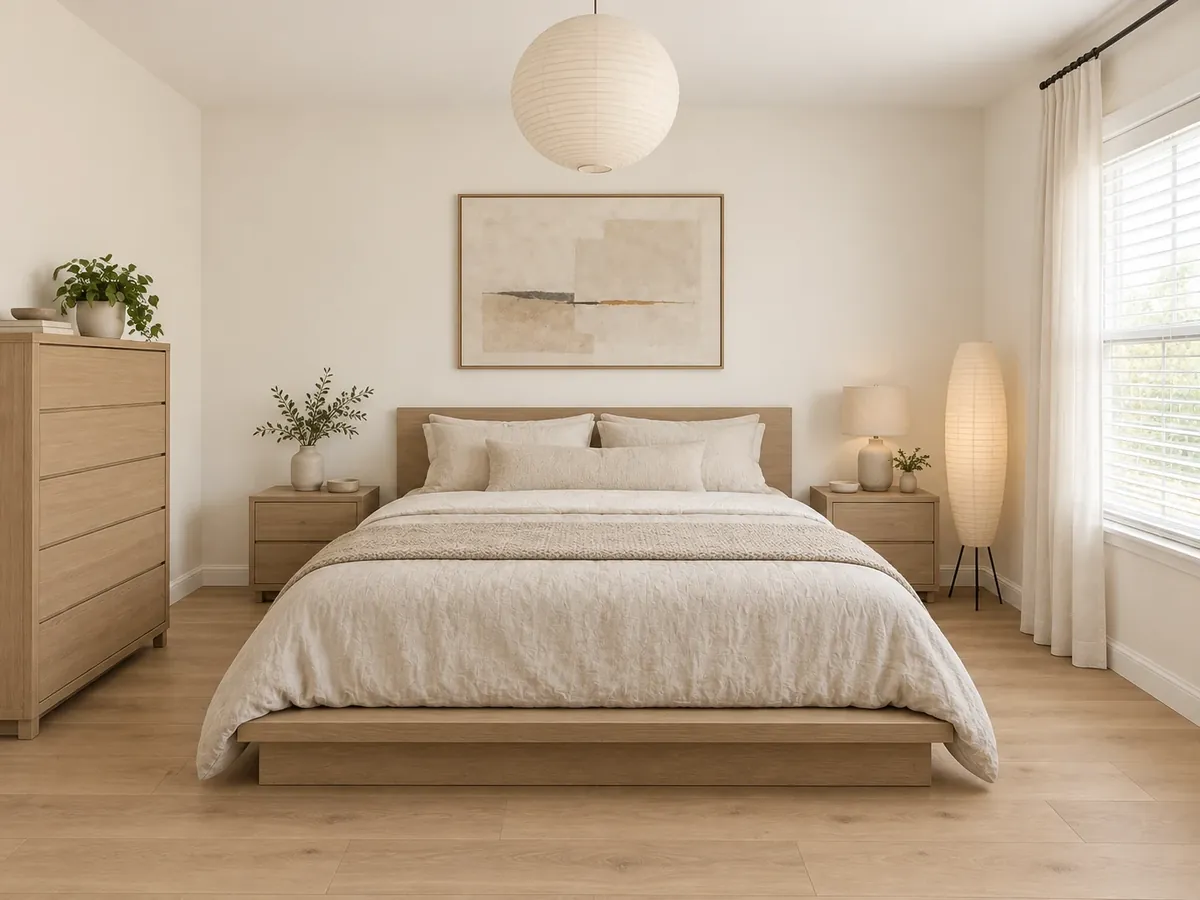 A Softer Oak Bedroom — After