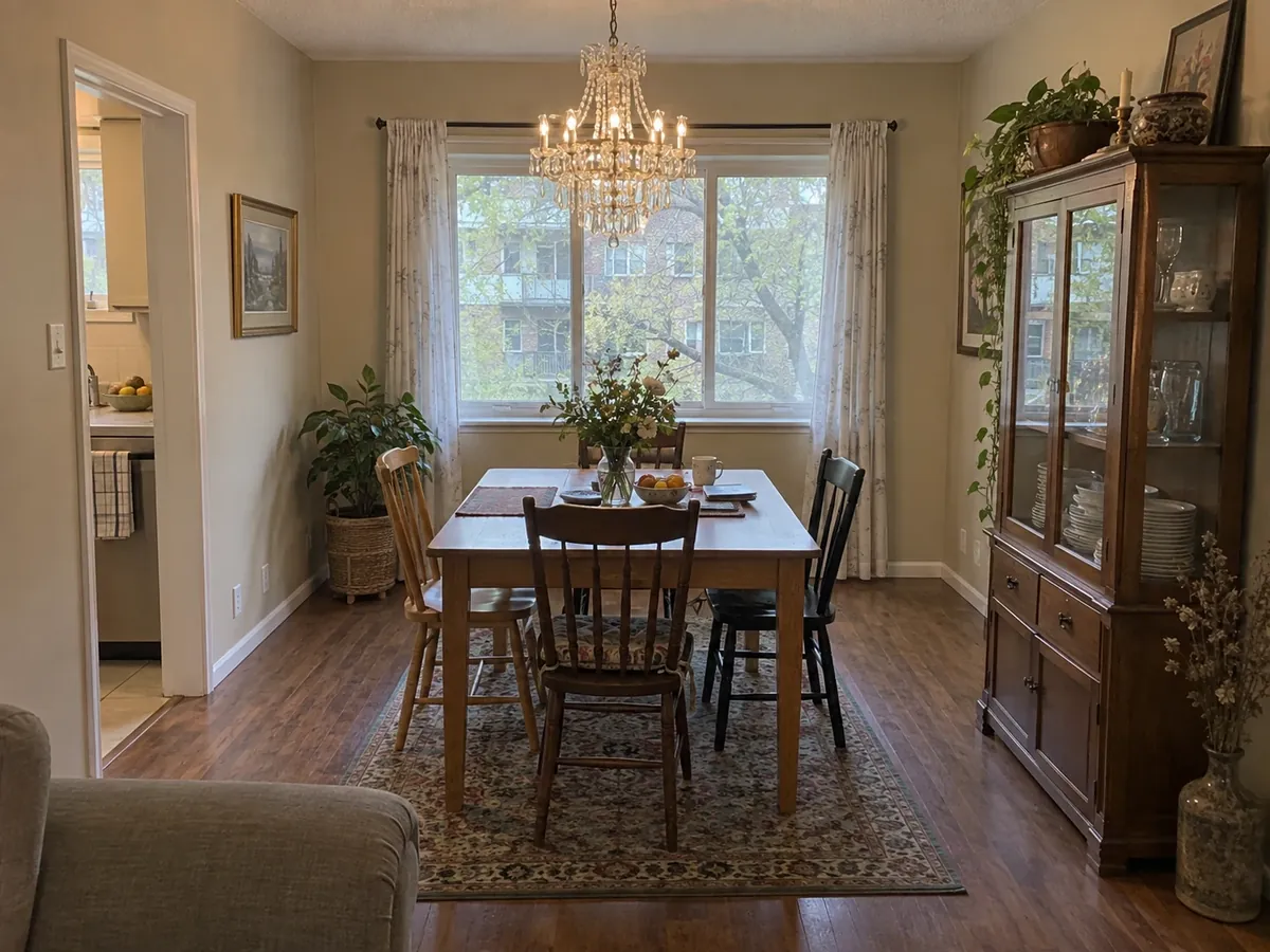 A Lighter Dining Room — Before