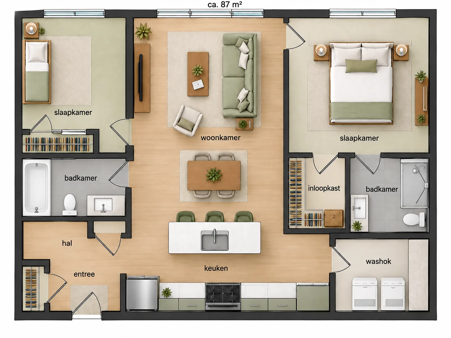 3-kamerappartement