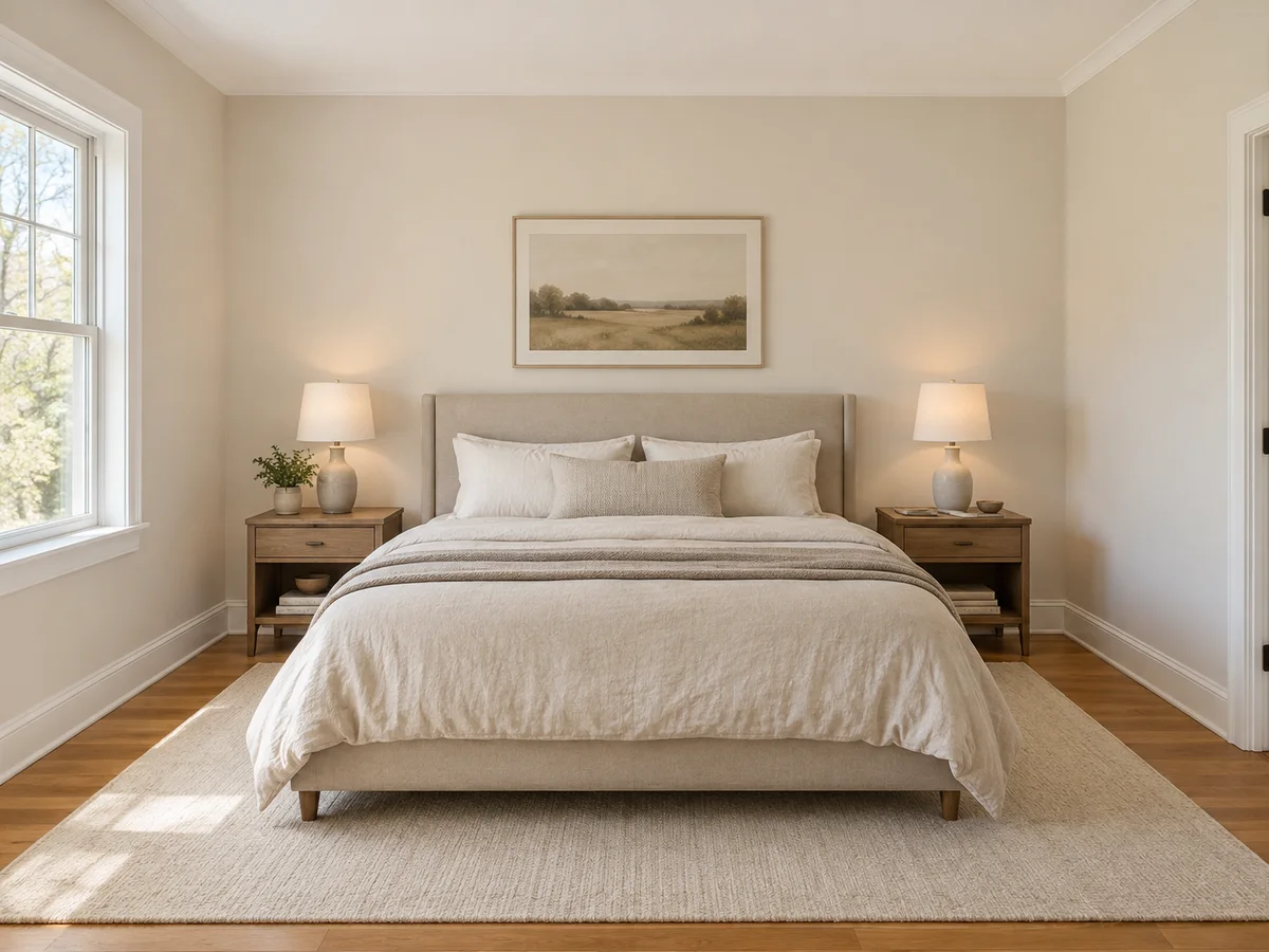 Sage Green Bedroom Walls — Before