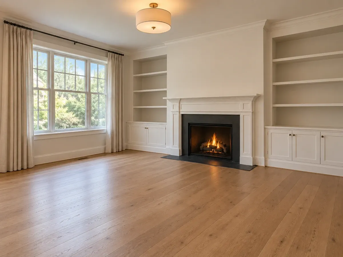 Empty the Room: Living Room Emptied for Staging — After