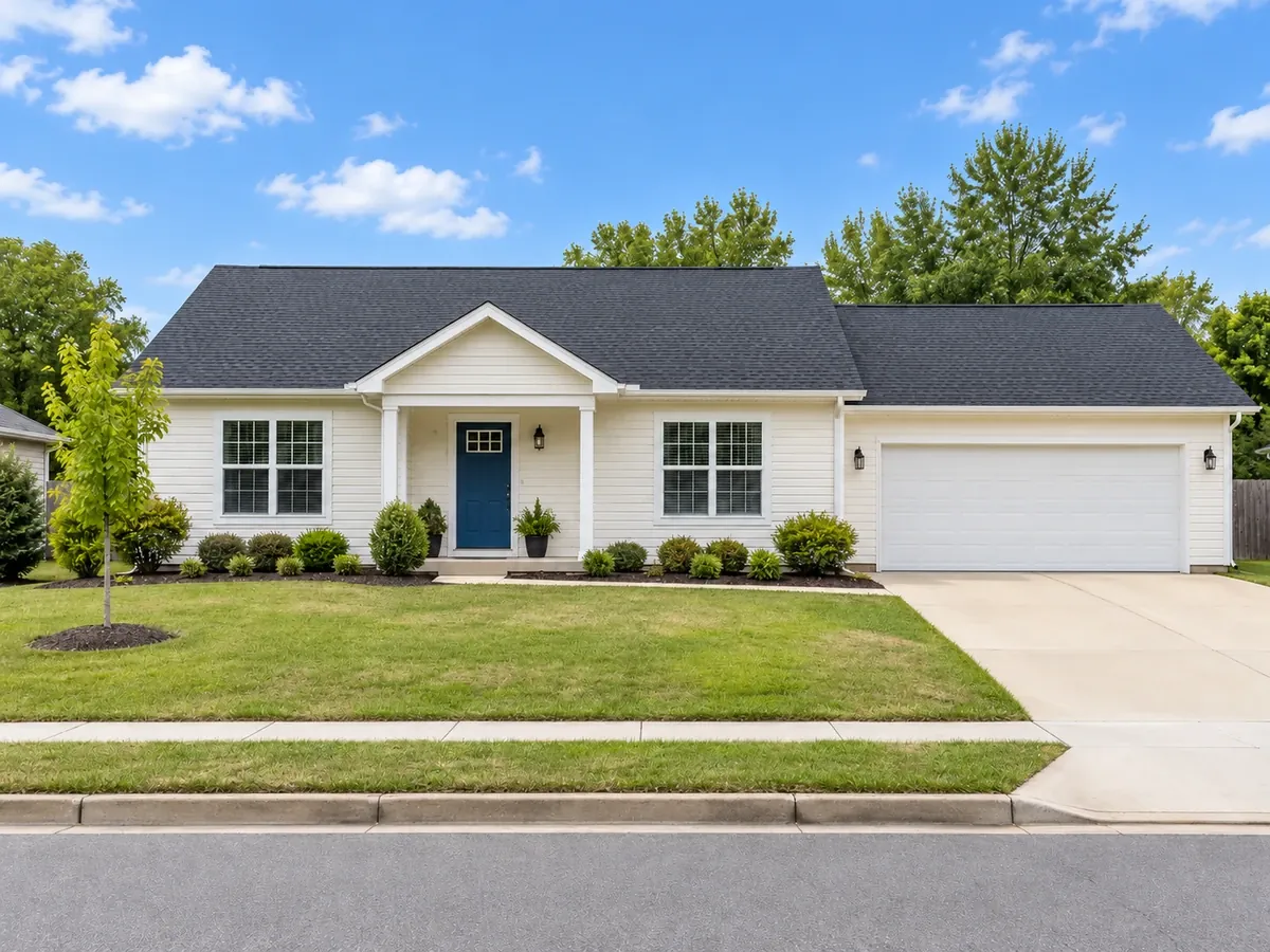 Blue Sky: Gray Sky Replaced on the Same House — After